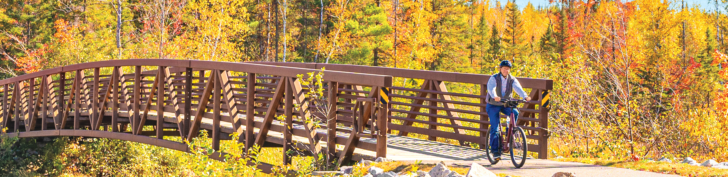 Nothing cures cabin fever like an early Fall bike ride.