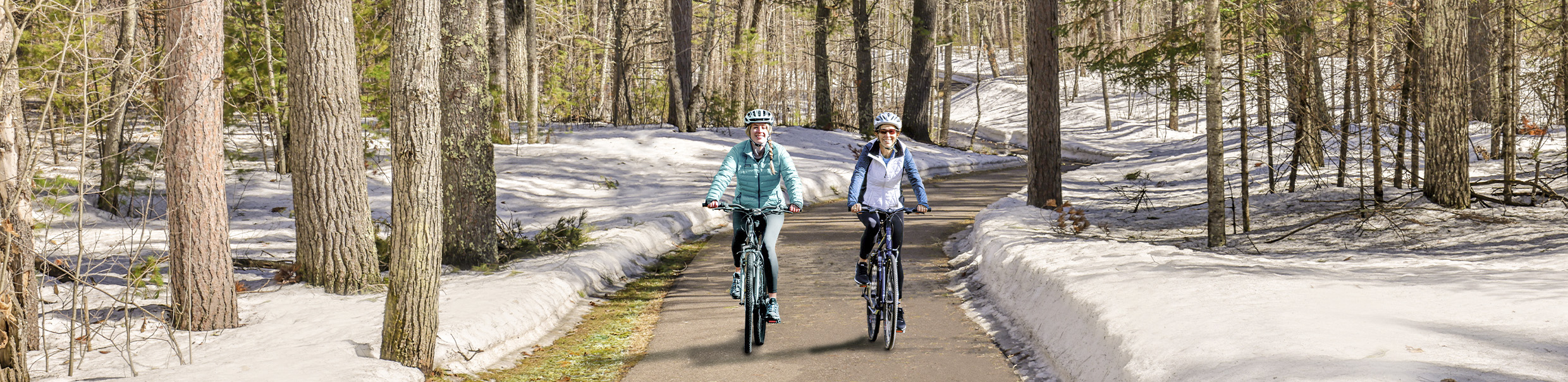 Summer fun is riding among the scenic aspens and pines.